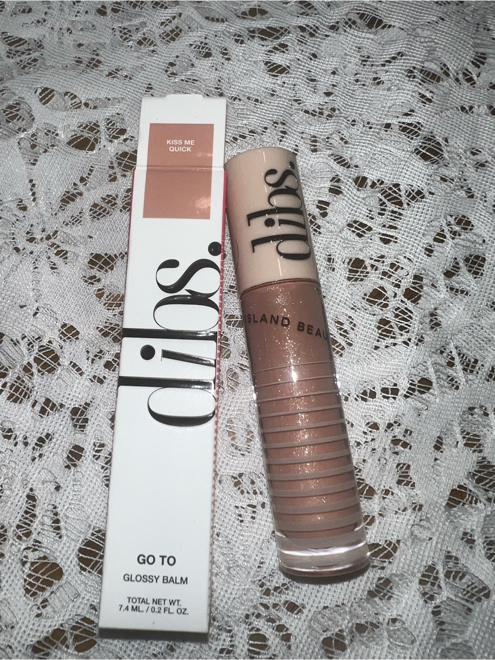 DIBS Go To Glossy "Kiss Me Quick" Lip Balm NIB